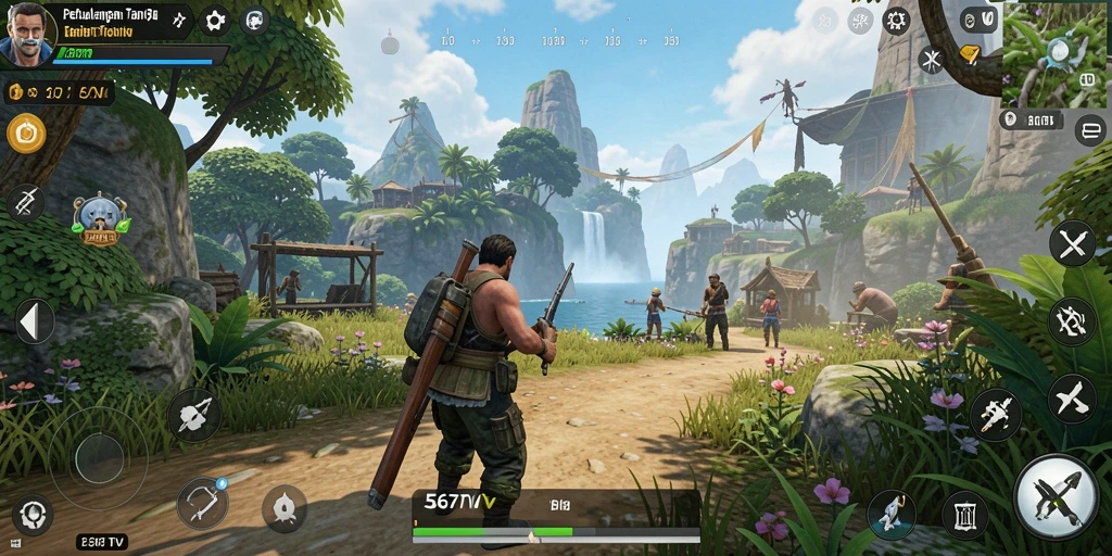 Tampilan gameplay Open World yang menawannya.