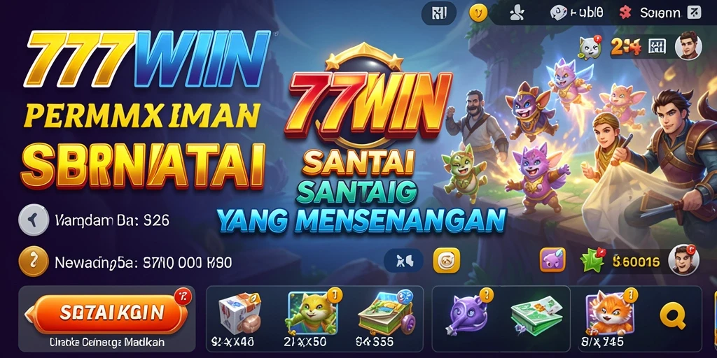 Screenshot 777WIN menunjukkan gameplay santai dan seru.