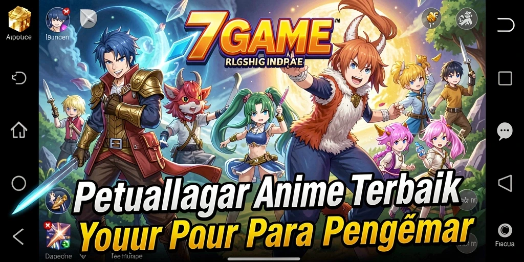 Tampilan gameplay seru dan karakter Anime yang beragam.