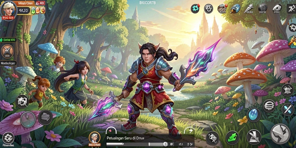 Screenshot gameplay BIGCOR78 yang menampilkan aksi seru dalam petualangan.