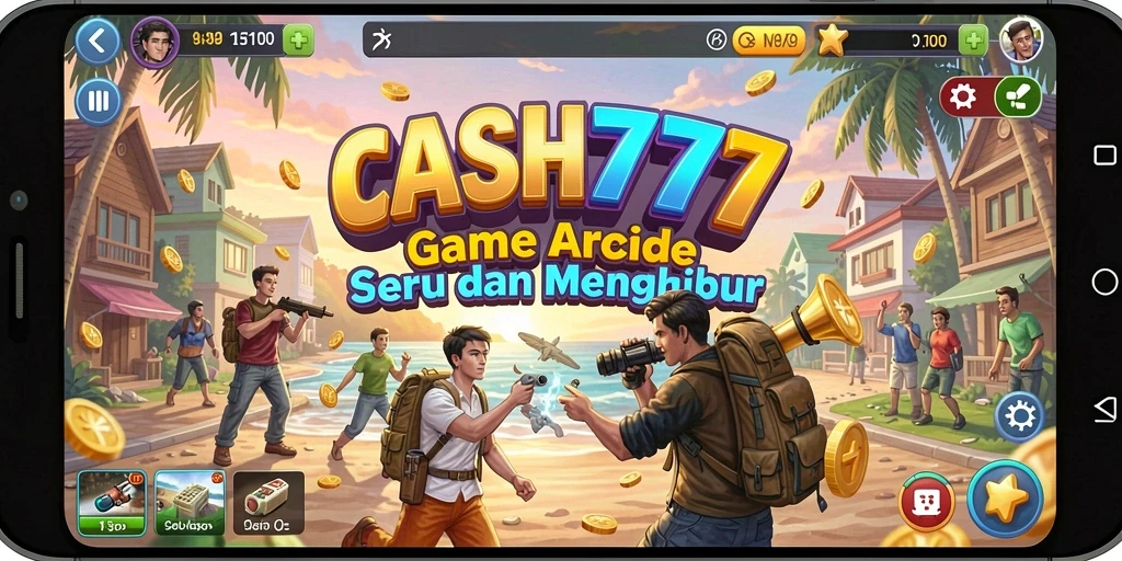 Tangkapan layar gameplay CASH777 yang colorful dan menyenangkan.